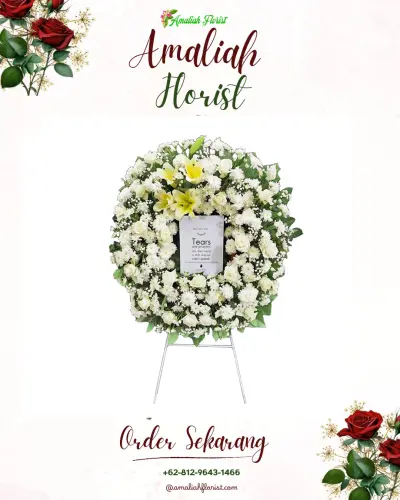 Krans Bunga Duka Cita di Karya Baru