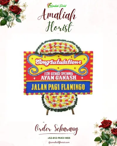 Bunga Papan Congratulation di Karya Baru